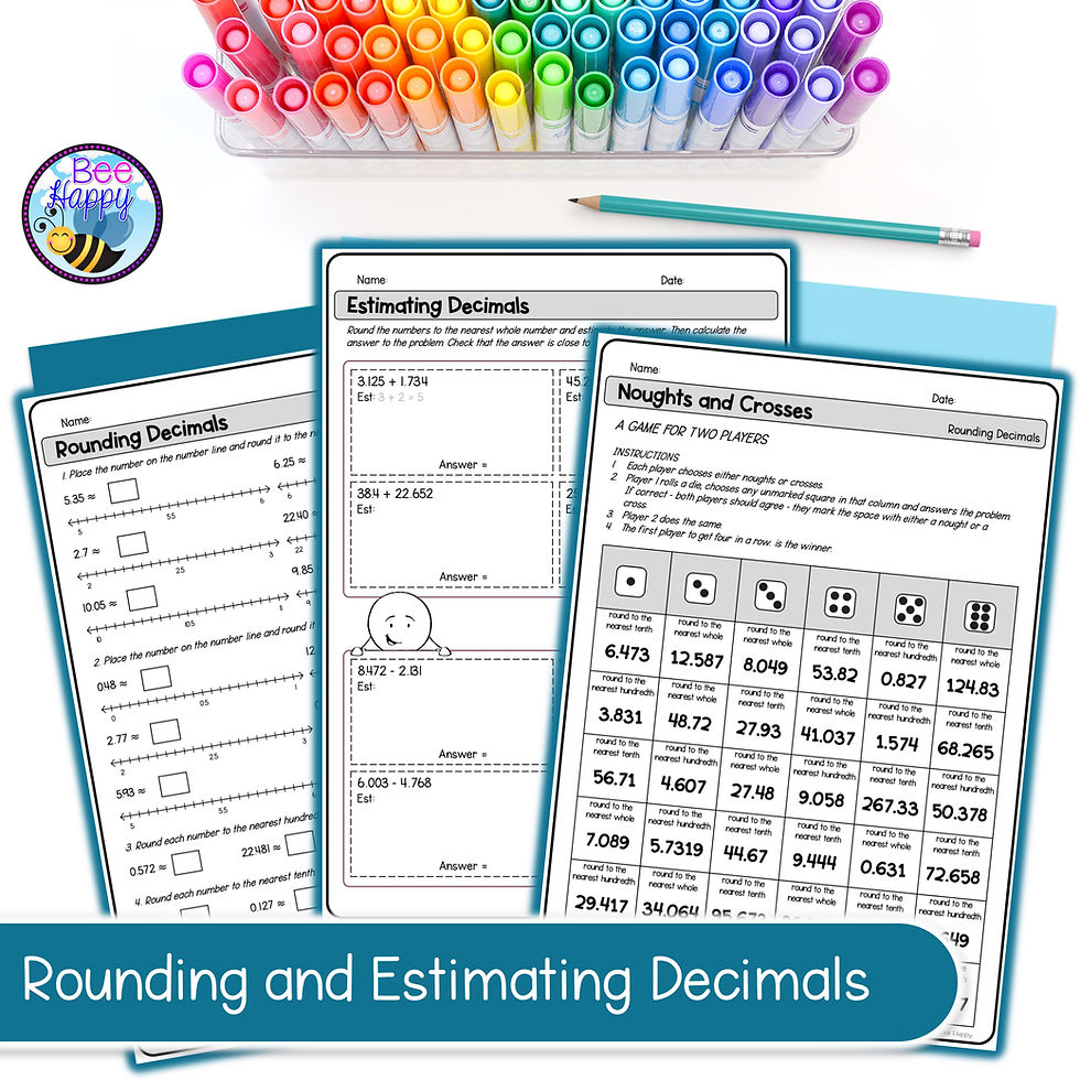 Thumbnail: Australian Curriculum v9 Year 6 Adding and Subtracting Decimals Worksheets