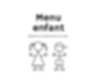 Menu enfant