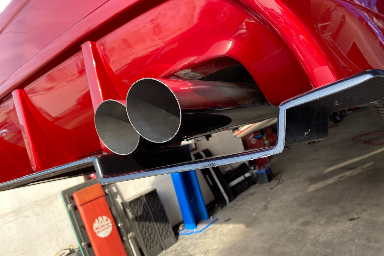 1JZ/JZX100/マフラー/フルデュアル/延長/爆音/たにぐち自動車