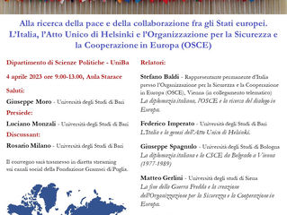 Convegno OSCE - UNIBA