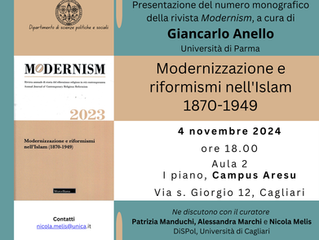 Presentazione del volume monografico "Modernizzazione e riformismi nell'Islam (1870-1949)"