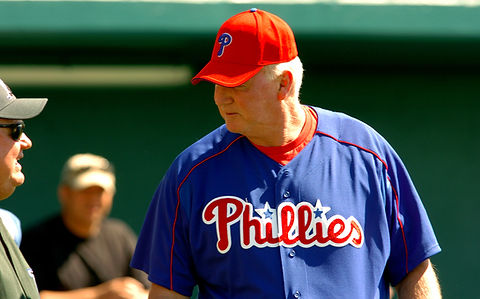Charlie Manuel Philadelphia Phillies Steve Schrenk