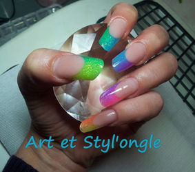 pose en résine de couleur