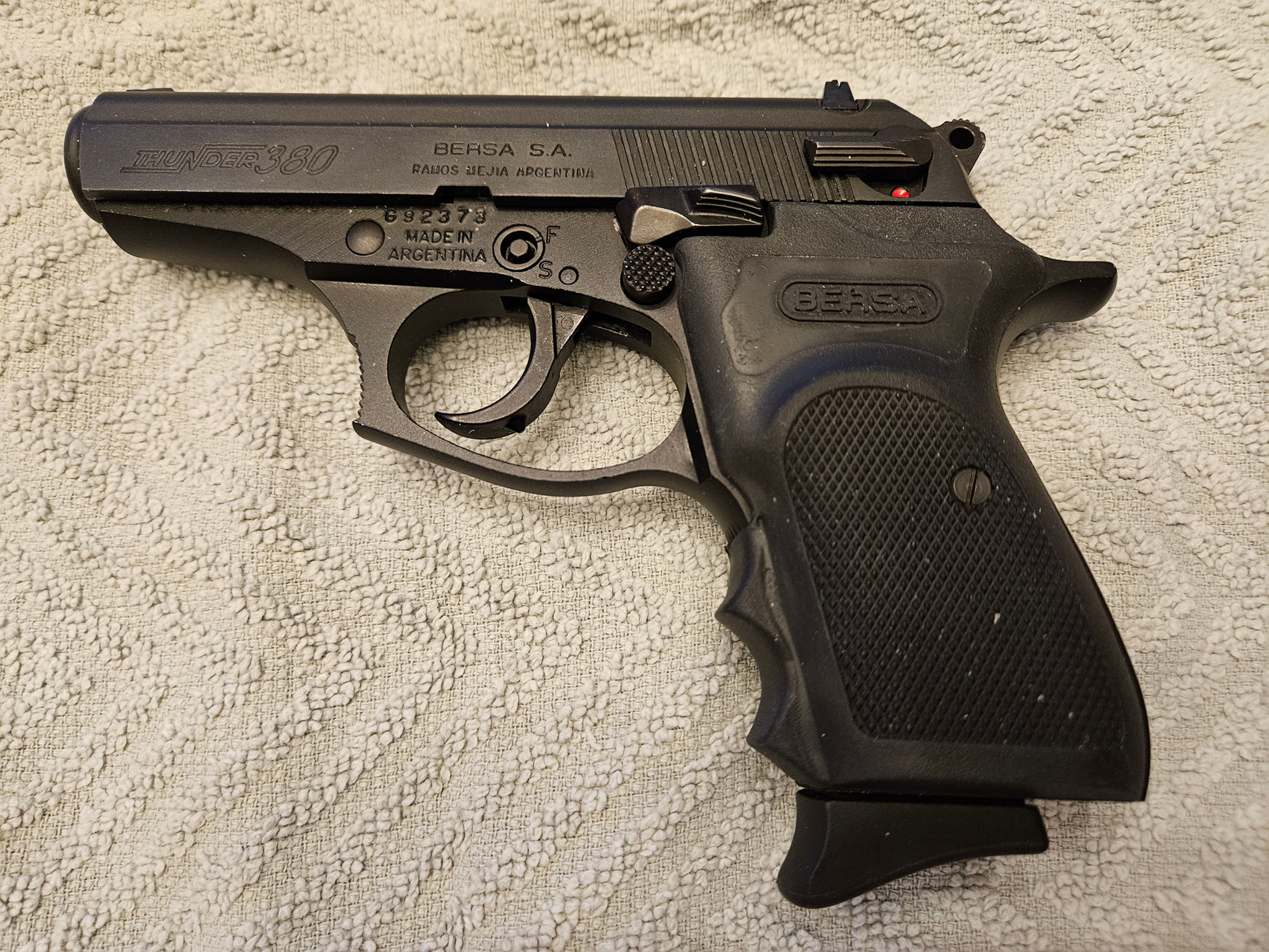 USED Bersa Thunder 380 ACP 1 7rd Mag, 3.5" BBL Matte Black $295.95