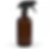 16oz Amber Glass Sprayer Bottle Front View