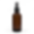 4oz Amber Glass Sprayer Bottle Front View