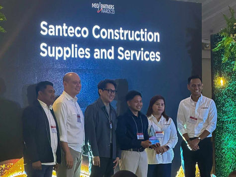 Santeco Construction Supplies and Services Honored at Megawide Megapartners Awards 2023
