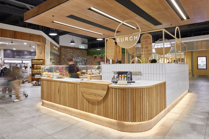 Kiosk design, retail design, food retail, hospitality design, take-away, fast food, fresh food