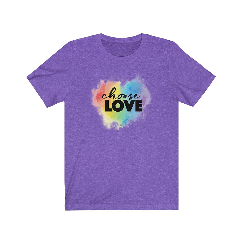 Thumbnail: Choose Love - Unisex Jersey Short Sleeve Tee