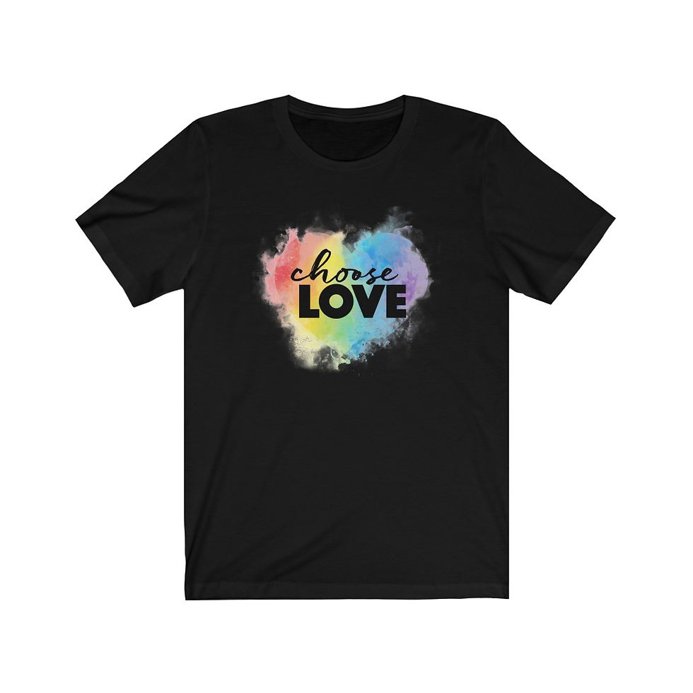 Thumbnail: Choose Love - Unisex Jersey Short Sleeve Tee