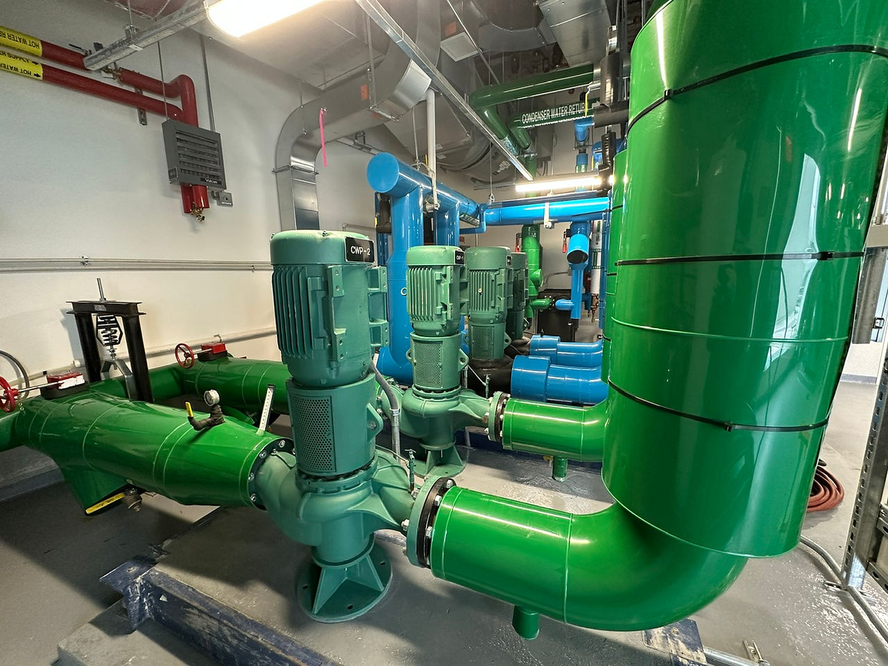 Shot of mechanical room at BWFH