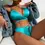 Thumbnail: Chain Detail Crisscross Bikini Set