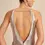 Thumbnail: Backless Tassel Halterneck Dress