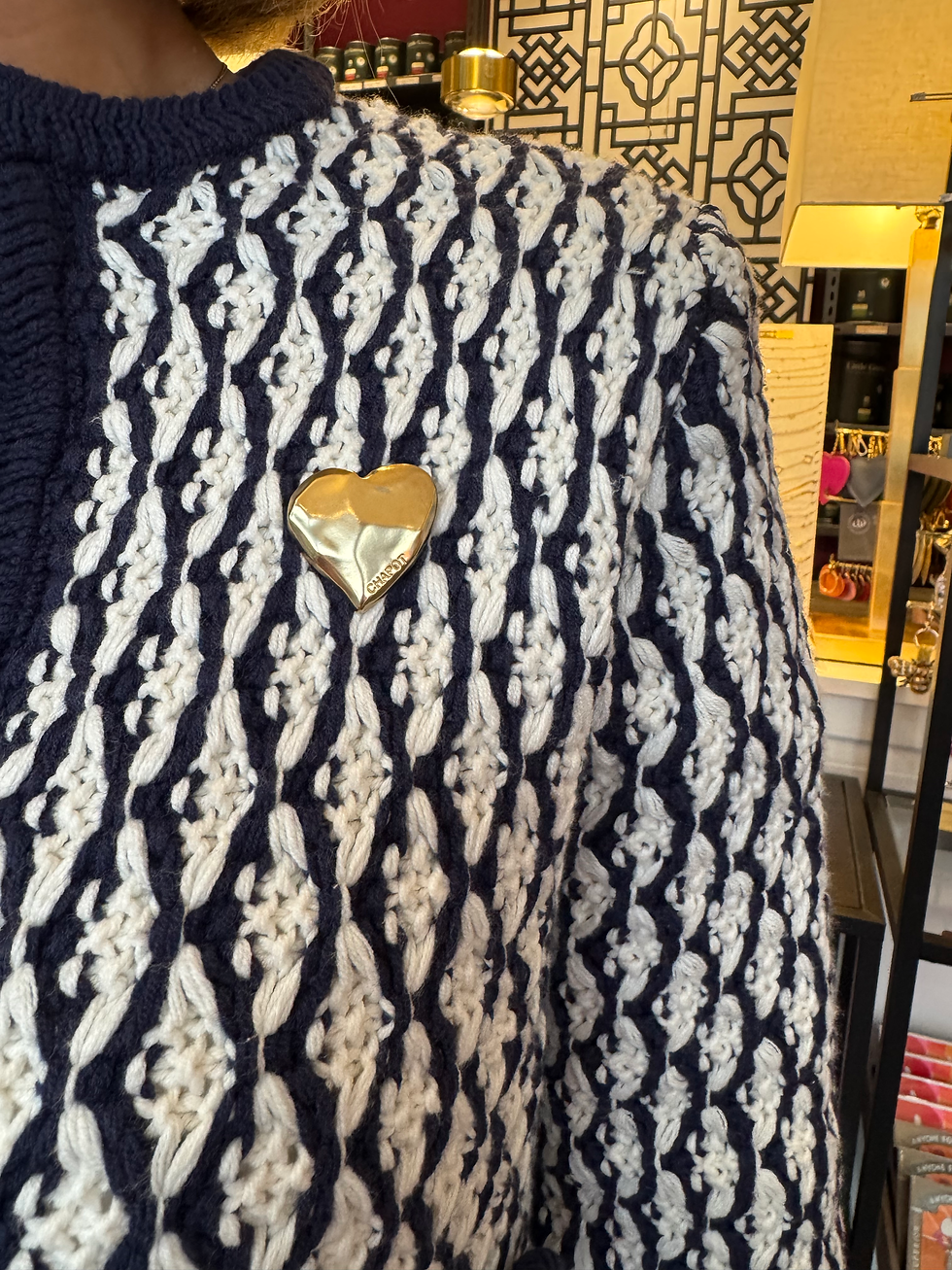 Miniaturbild: FABIENNE CHAPOT – Balou Cardigan  – Cosy White/Navy