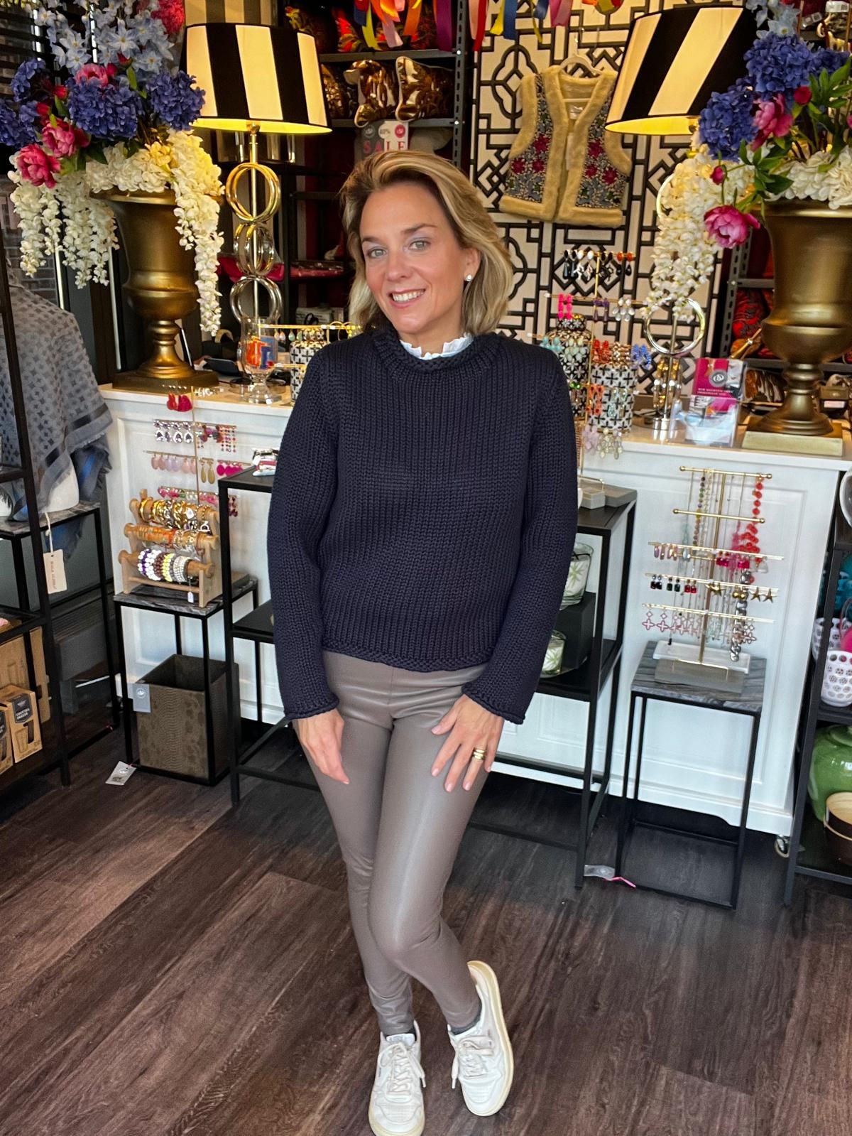 DIROCCO –Pullover rundhals – navy