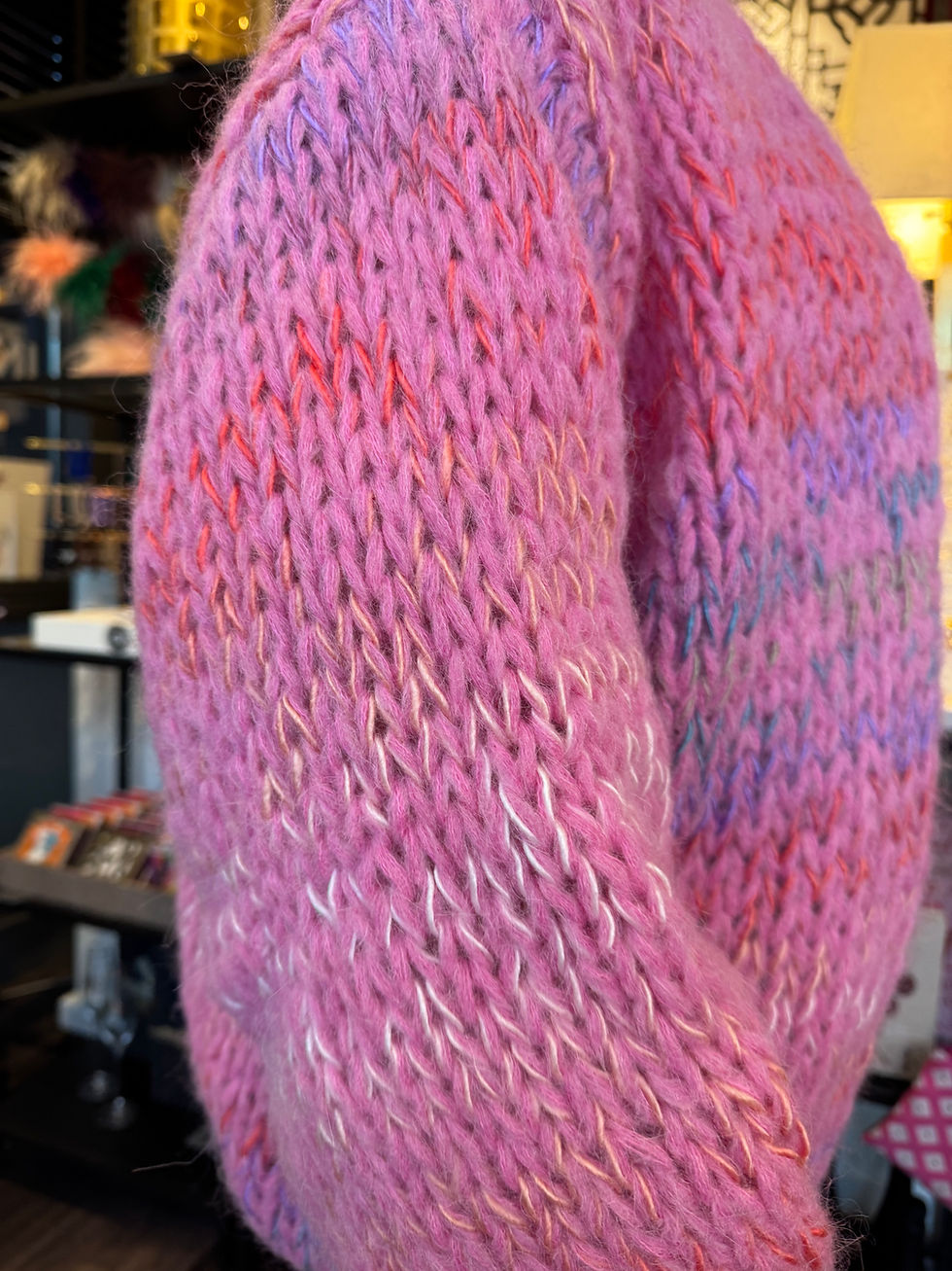 Miniaturbild: LES TRICOTS D‘O – Cardigan ISA –  Candy Pink 