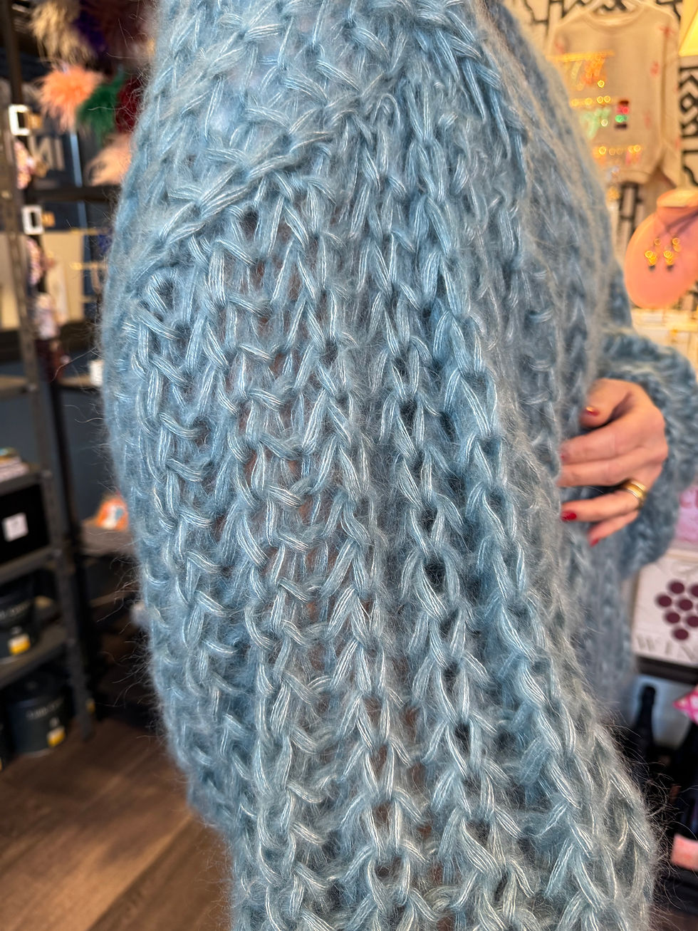 Miniaturbild: LES TRICOTS D‘O – Cardigan TESSA – Petrol 