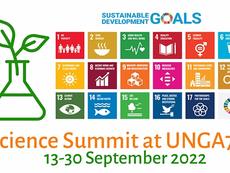 Mega Evento Science Summit na UNGA (Assembléia Geral das Nações Unidas)