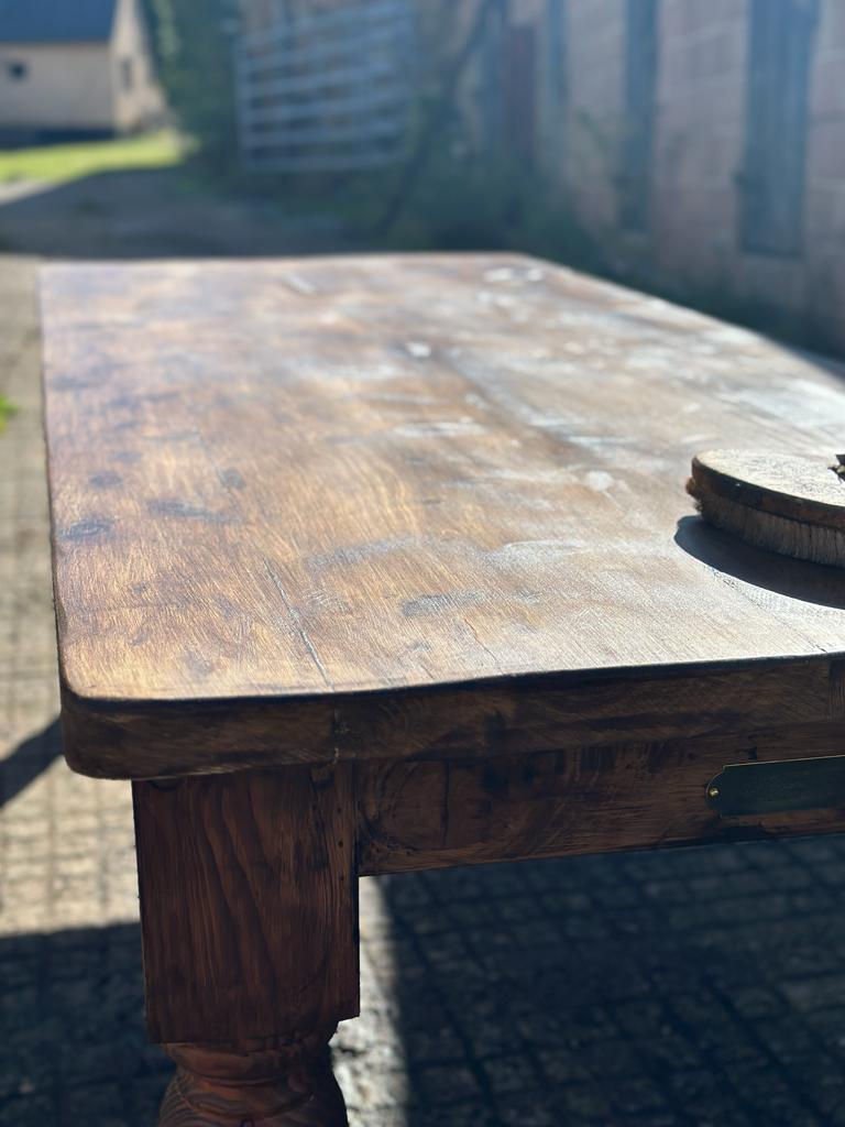Thumbnail: Reclaimed Pine Large Farmhouse Table Top View