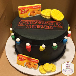 stranger things cake