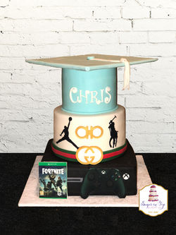 xbox grad cake