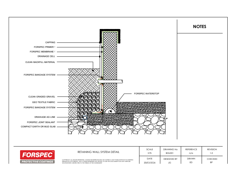 BGL001 - Retaining Wall System 1