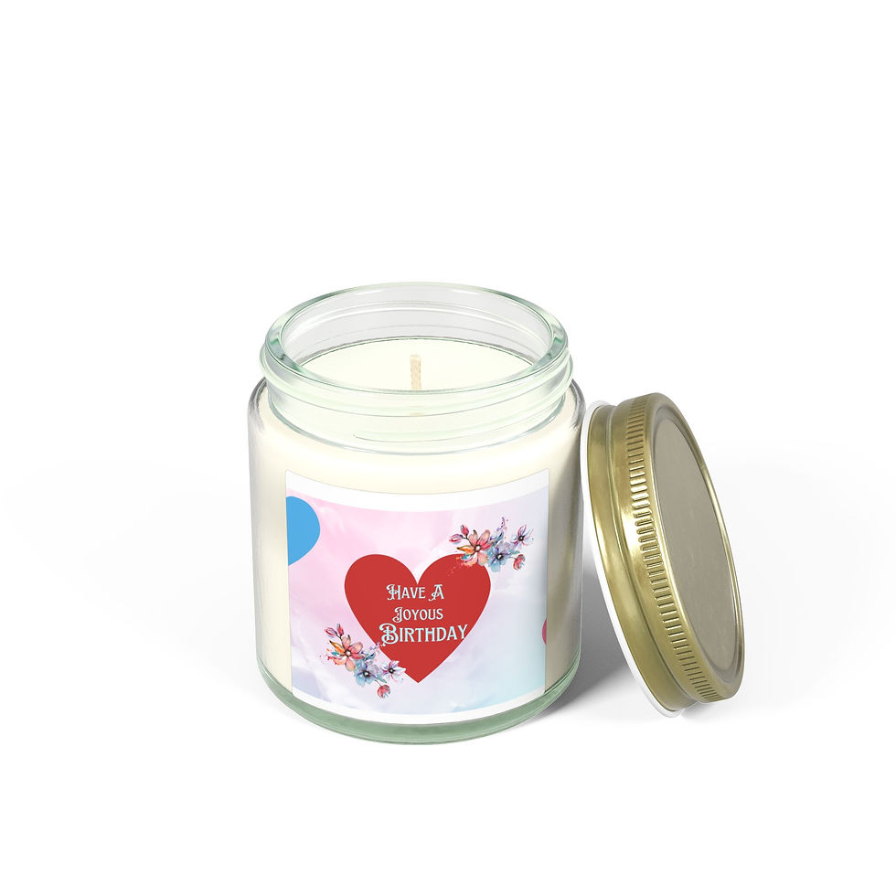 Thumbnail: Joyous Birthday Scented Candles, Coconut Apricot Wax (4oz)