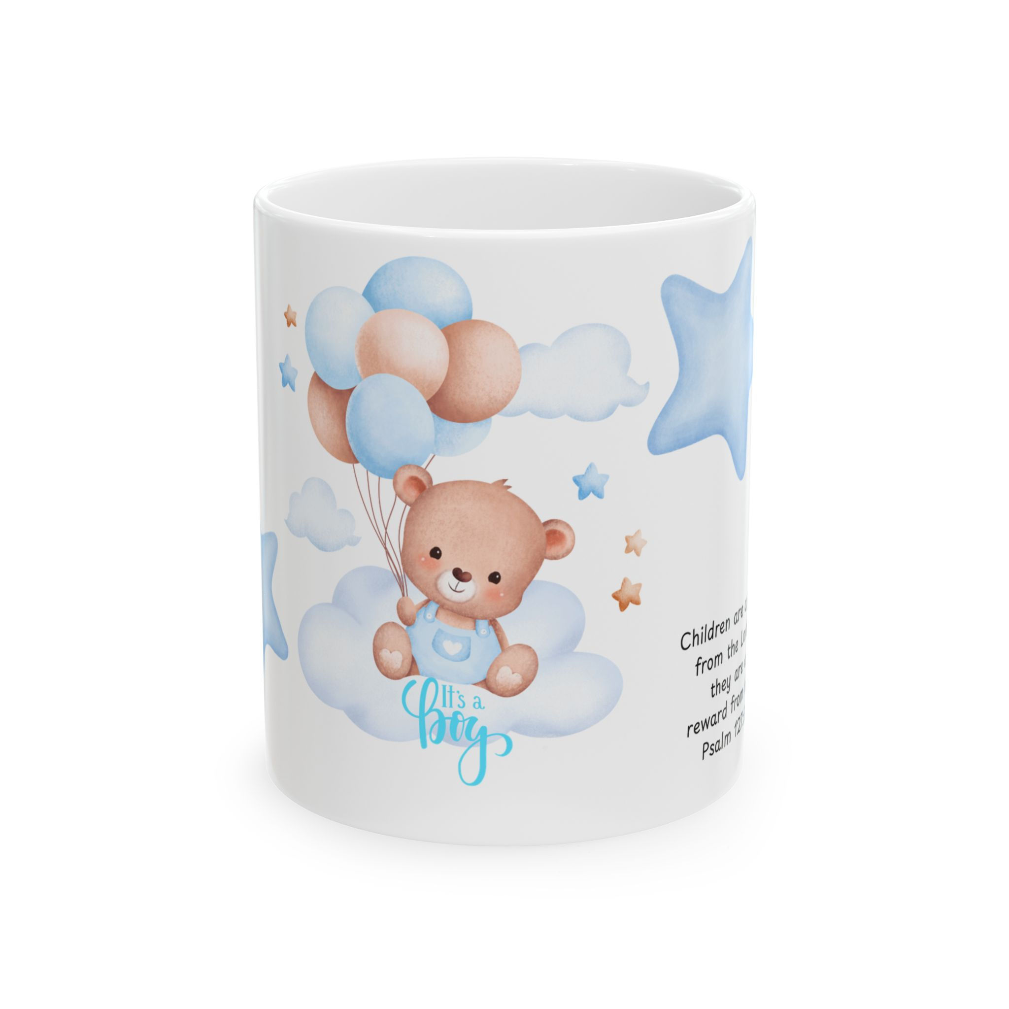 Faith Based It's A Boy Ceramic Mug