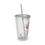 Thumbnail: It's A Girl Faith Based Tumbler with Straw, 16oz