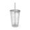 Thumbnail: It's A Girl Faith Based Tumbler with Straw, 16oz