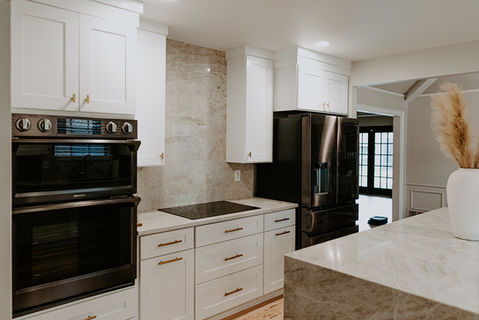 Luxury kitchen remodel to complete a whole home renovation.