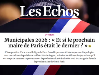 Et si le prochain Maire de Paris était le dernier ?