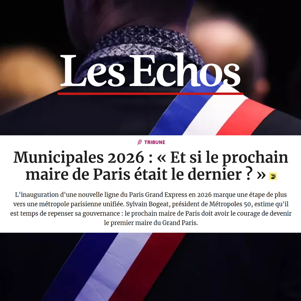 Et si le prochain Maire de Paris était le dernier ?