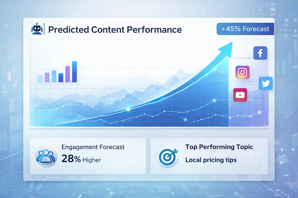 How AI Helps Small Businesses Predict What Content Will Perform Best
