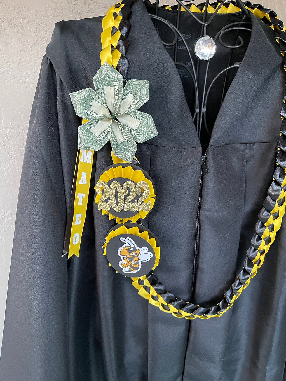 Thumbnail: Personalized Graduation Lei with Money Flower 
