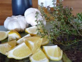 Slow Roasted Garlic & Lemon Chicken