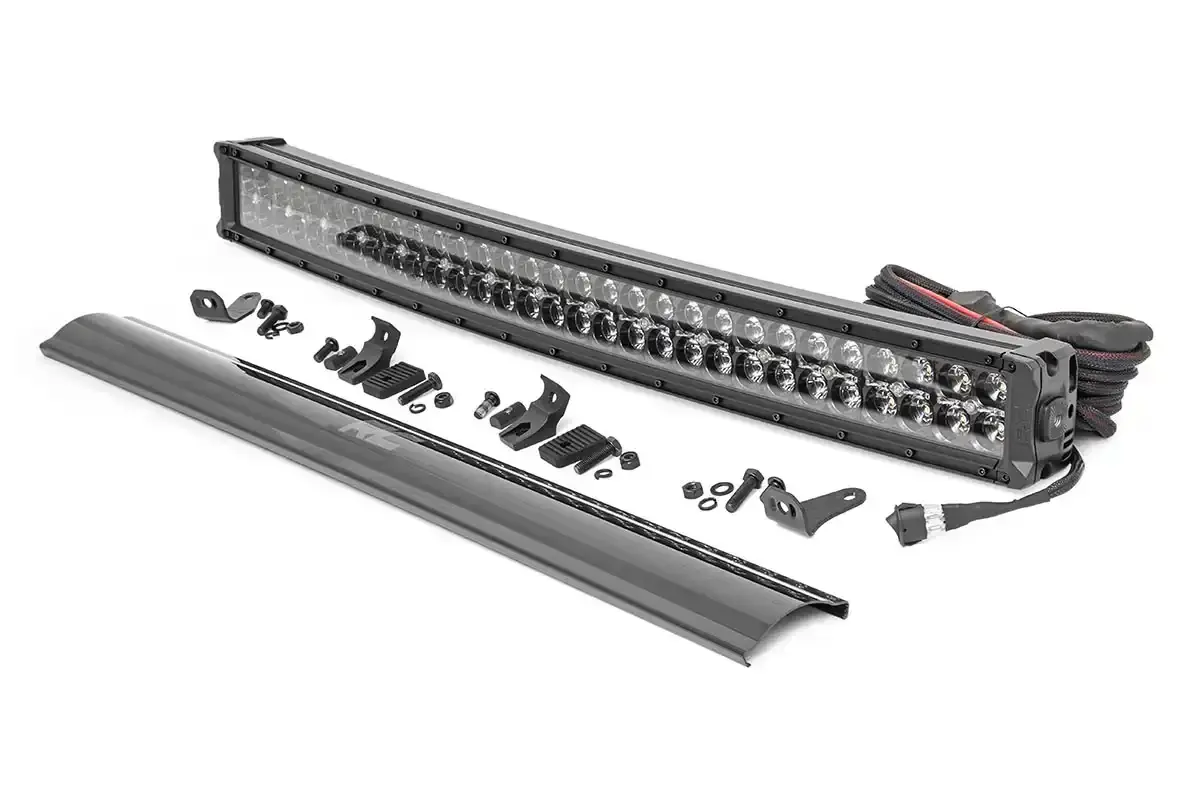 Rough Country black series 76.2CM Cree dual row curved DRL ledbar