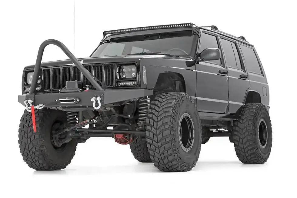 Thumbnail: Rough Country black series 137.16CM Cree curved DRL slimline ledbar