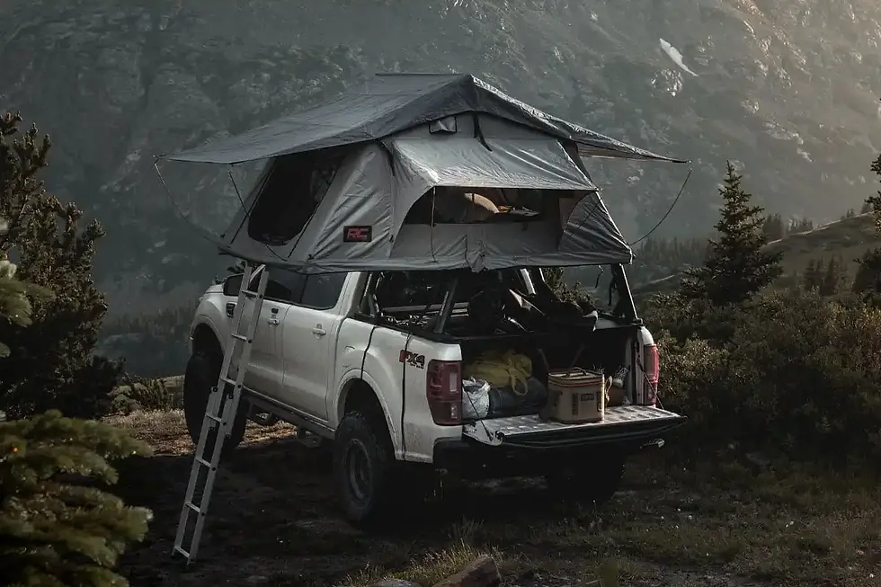 Thumbnail: Rough Country daktent met LED verlichting ondertent en acc