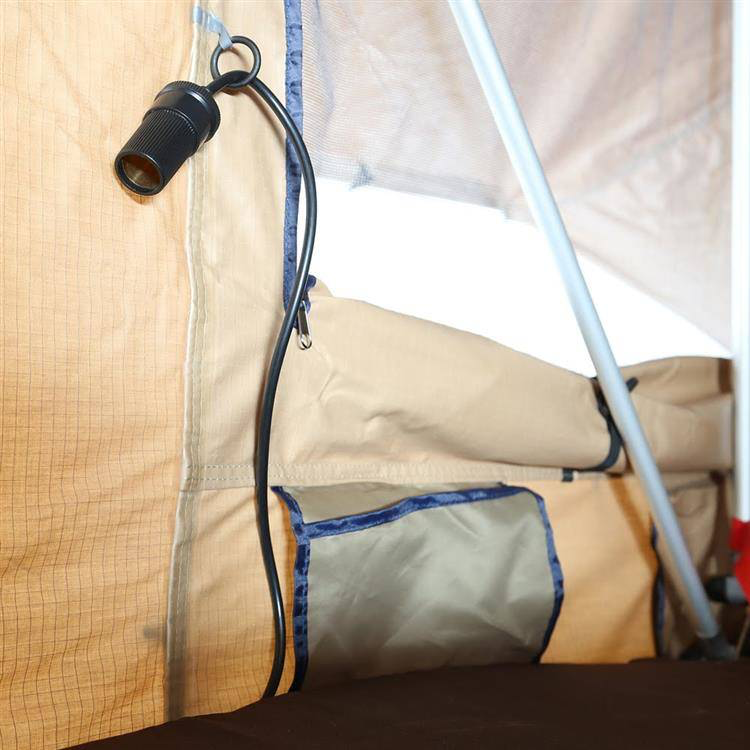 Thumbnail: Smittybilt softop tent met ondertent en XL variant en 12V