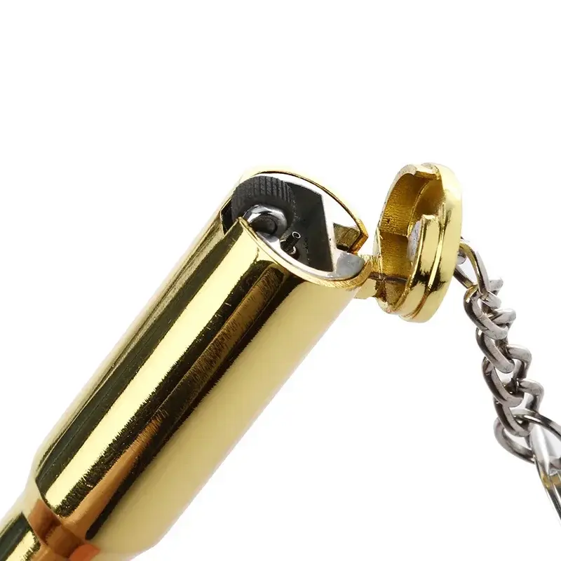 Thumbnail: Bullet-Shaped Refillable Butane Gas Lighter