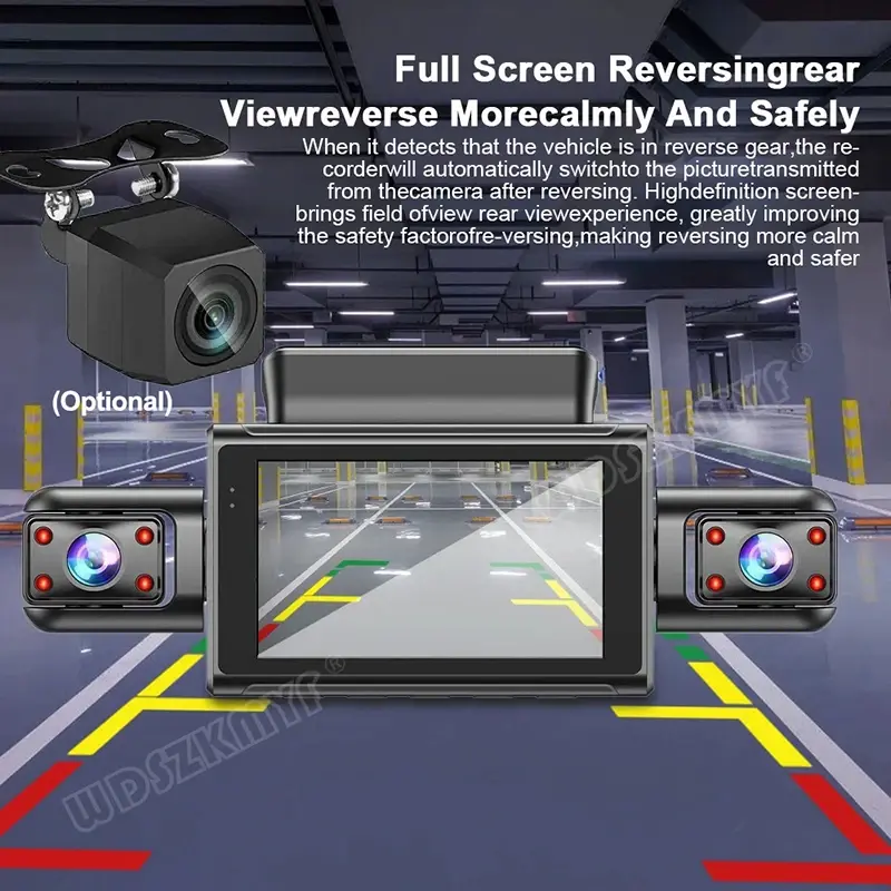 Thumbnail: 3/4 Channels 360° DashCam for Car Video Recorder 1080P Car DVR