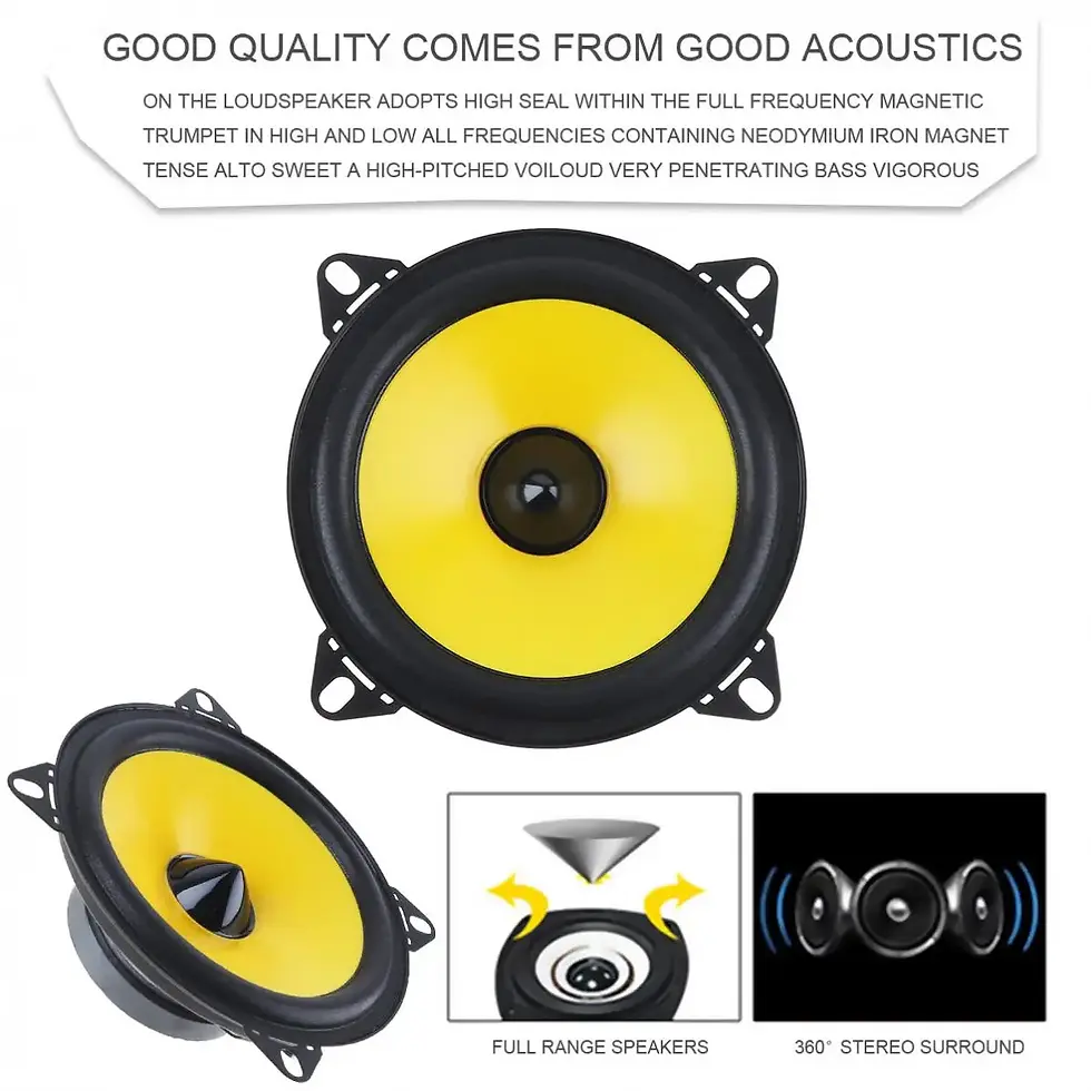 Thumbnail: 2pcs 2 Way 4 Inch 60W Full Range speaks
