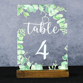 Eucalyptus Table Signs