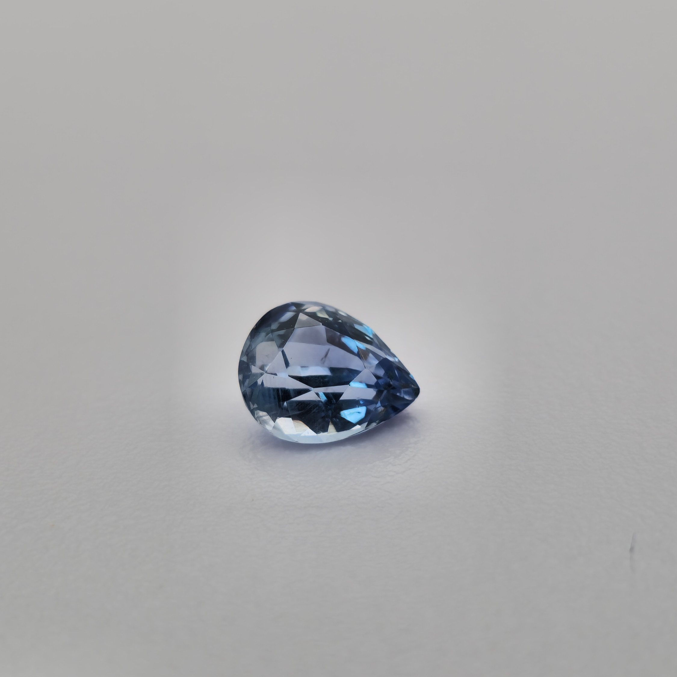 Pear Unheated Blue Sapphire 1.52 cts