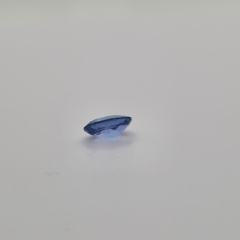 Thumbnail: Oval Unheated Blue Sapphire 0.74 cts