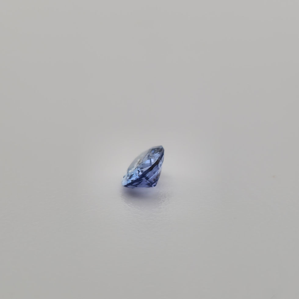 Thumbnail: Oval Unheated Blue Sapphire 0.84 cts