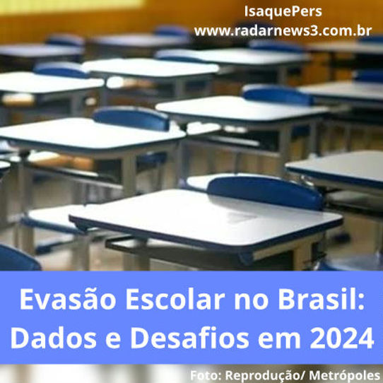 Evasão Escolar no Brasil: Dados e Desafios em 2024