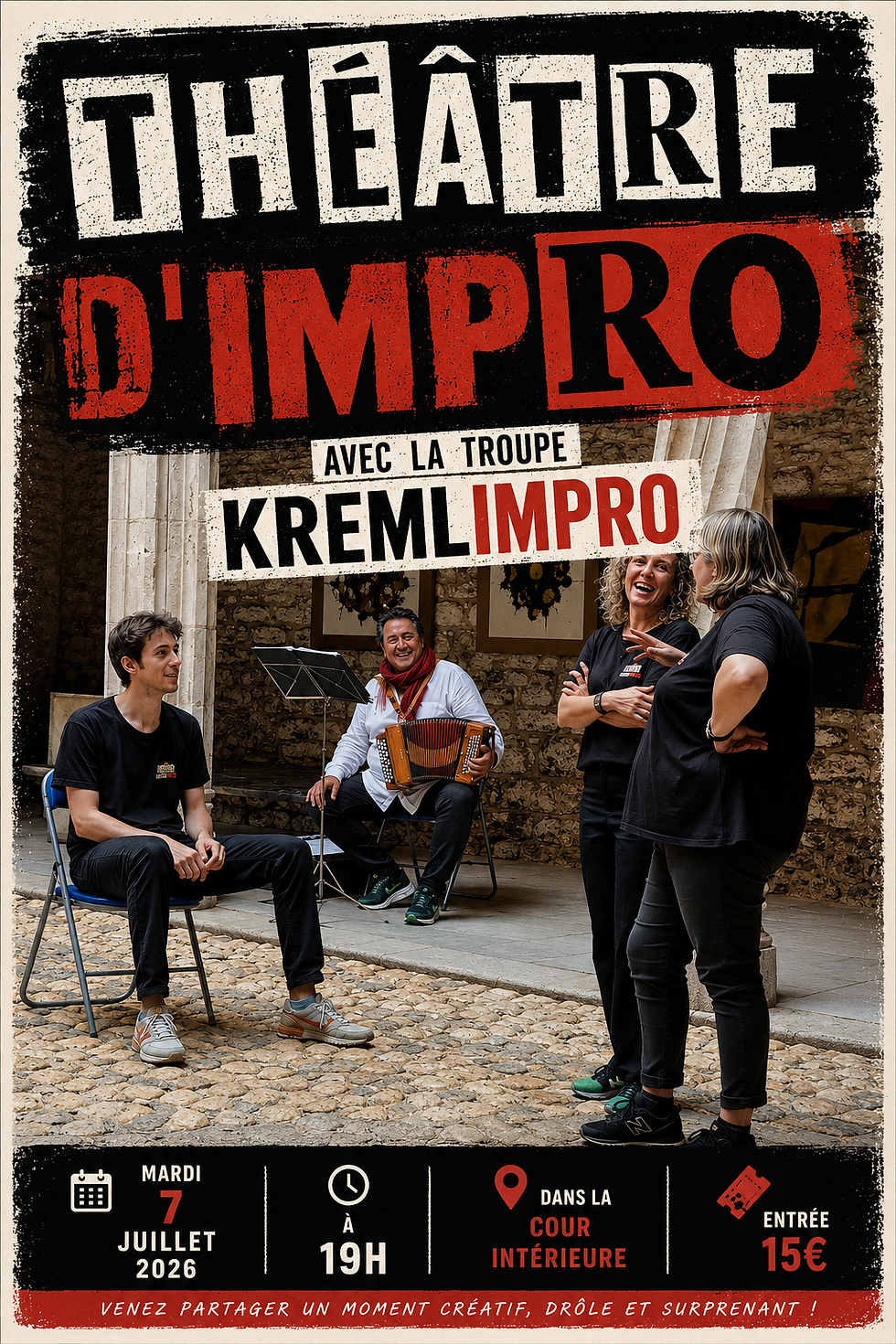 Théâtre d'Improvisation le 07 juillet