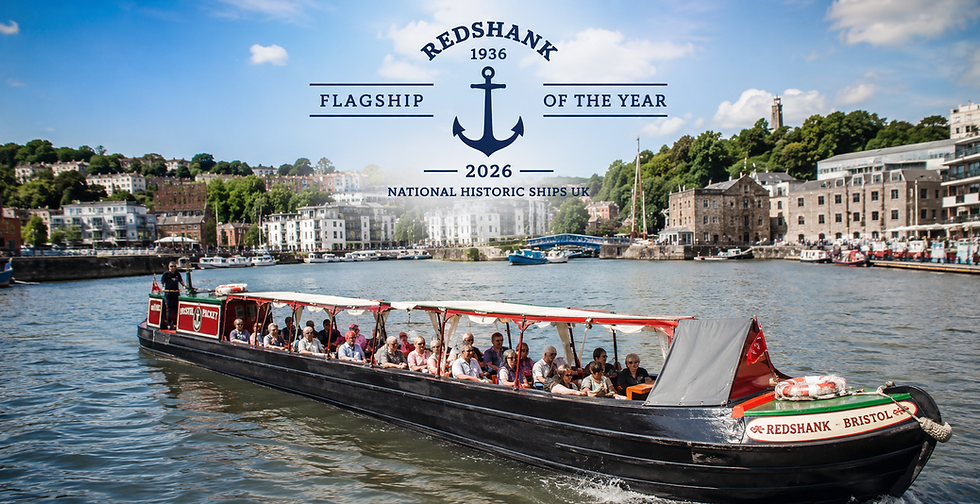 Bristol Packet Boat Trips Celebrates National Recognition for Historic Vessel Redshank